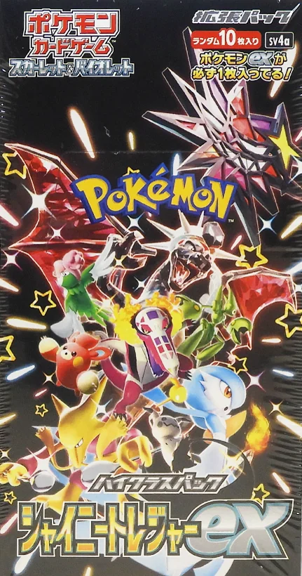Shiny Treasure ex — factory-sealed Japanese booster box
